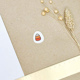 Hand-drawn sticker - Candy corn - Size S