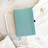 Dotted notebook - 176 pages - 100% recycled paper - Teal