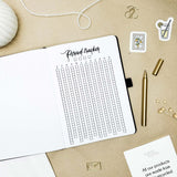 Period tracker - Stick-in-page - 100% recycled paper