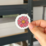 Hand-drawn sticker - Flower 2 - Size M