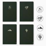 Dotted Journal - 176 pages - 100% recycled paper - Olive