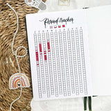 Period tracker - Stick-in-page - 100% recycled paper