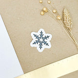 Hand-drawn sticker - Snowflake 1 - Size M