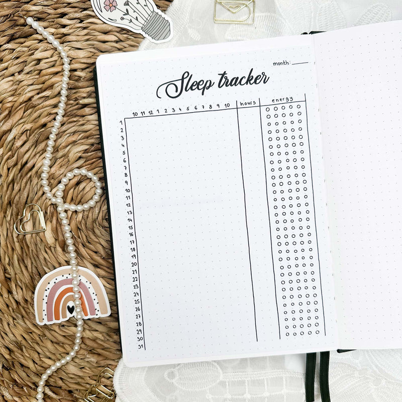 Sleep tracker - Stick-in-page - 100% recycled paper