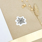 Hand-drawn sticker - Spider web - Size M